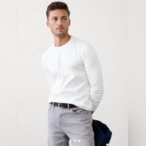 BR Factory Luxe Touch Crew—white